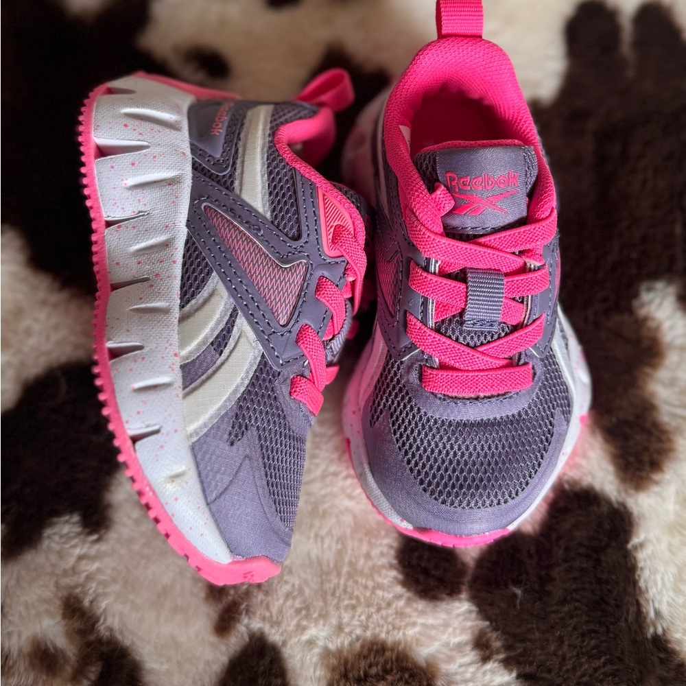 Reebok Toddler Shoes - Pink and Purple G Zig
